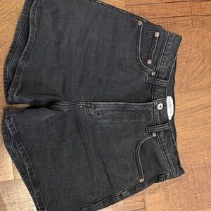Abercrombie & Fitch Women's Dark Gray Denim Shorts